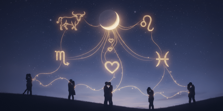 Lua Crescente mexe com o coração de três signos e incentiva gestos amorosos