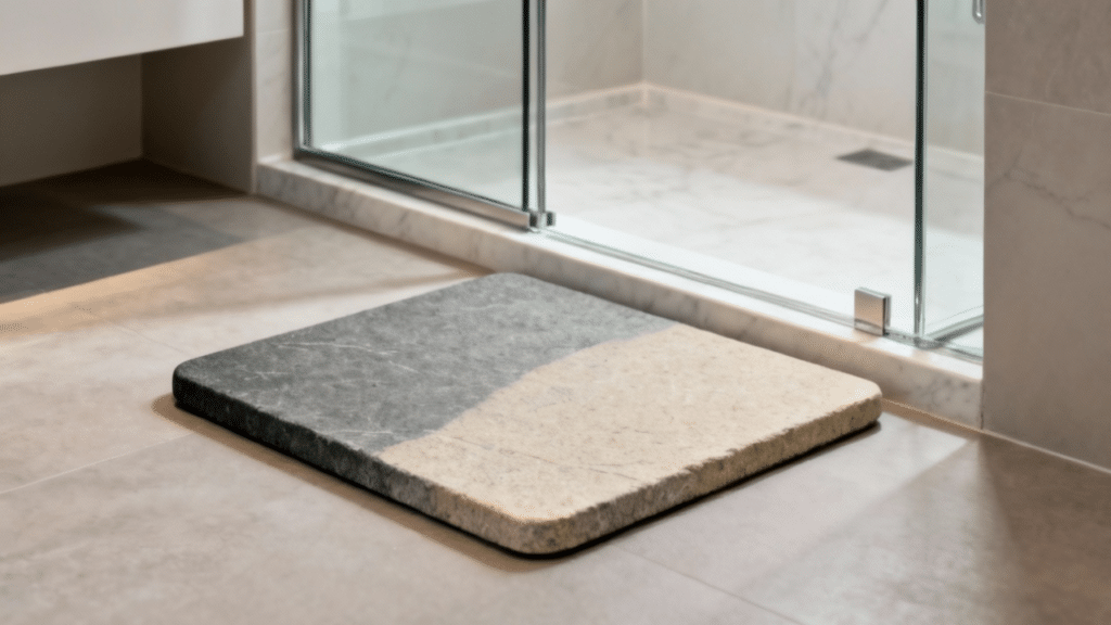 Adeus ao banheiro úmido: O tapete que deixa o banheiro seco em segundos e está conquistando todo mundo