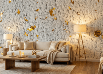 Adeus, papel de parede clássico: essa pedra líquida é mais barata, pode misturar glitter e está viralizando