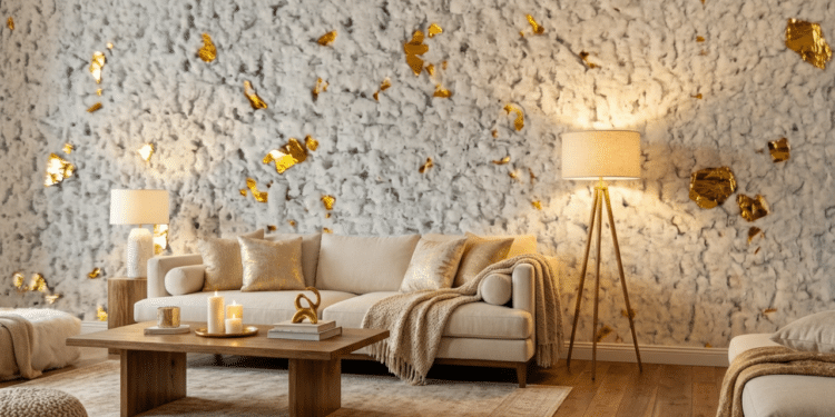 Adeus, papel de parede clássico: essa pedra líquida é mais barata, pode misturar glitter e está viralizando