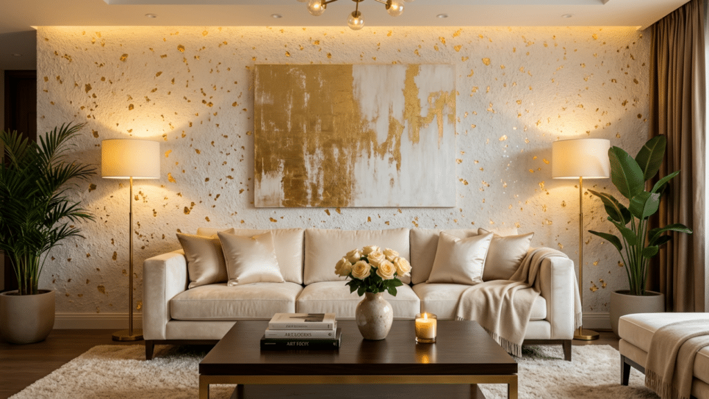 Adeus, papel de parede clássico: essa pedra líquida é mais barata, pode misturar glitter e está viralizando