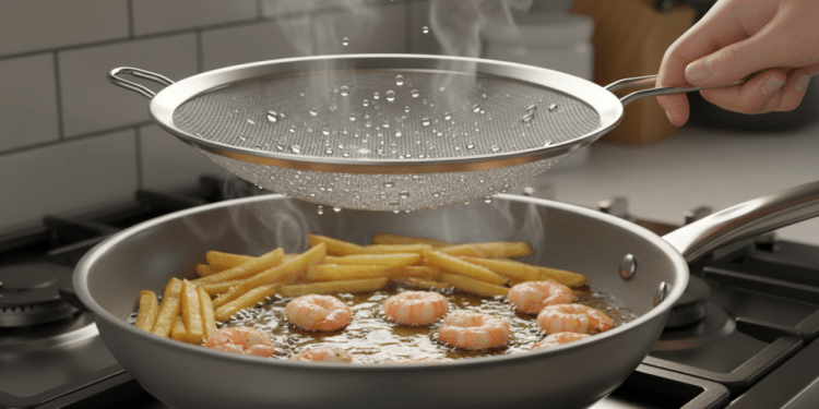 Aprendi o segredo que acabou de vez com o óleo espirrando na cozinha