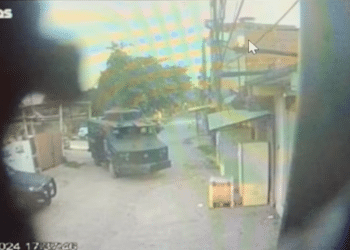 Câmera instalada em poste - Foto: Reprodução