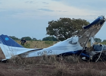 Queda de avião em fazenda no Tocantins deixa um morto e outro ferido