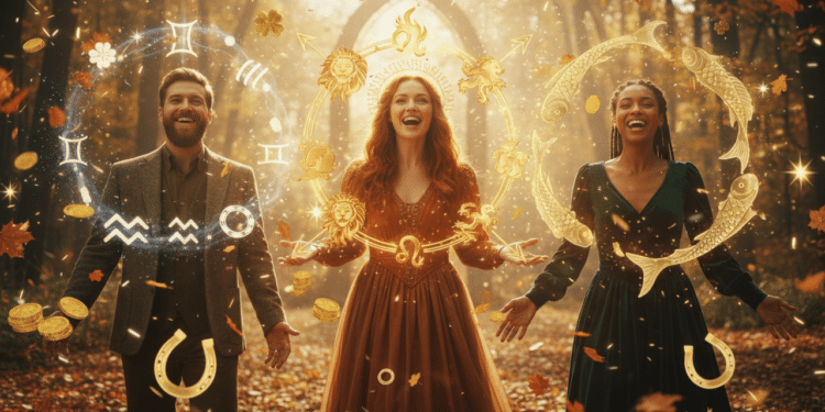 Energia de novembro favorece três signos com sorte e novas chances