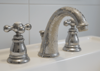 Nem bicarbonato, nem vinagre: usei um produto diferente para remover o calcário das torneiras