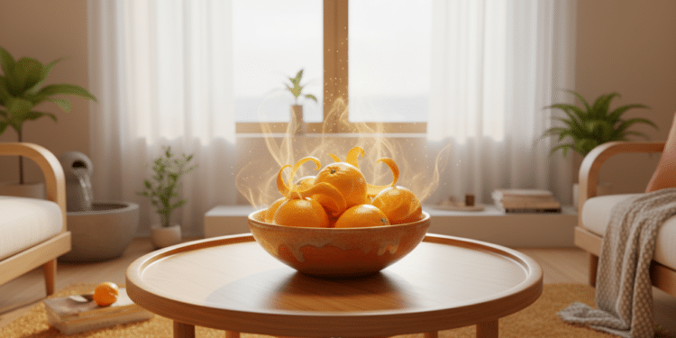 Dica com casca de laranja deixa o ambiente leve, cheiroso e cheio de boas vibrações