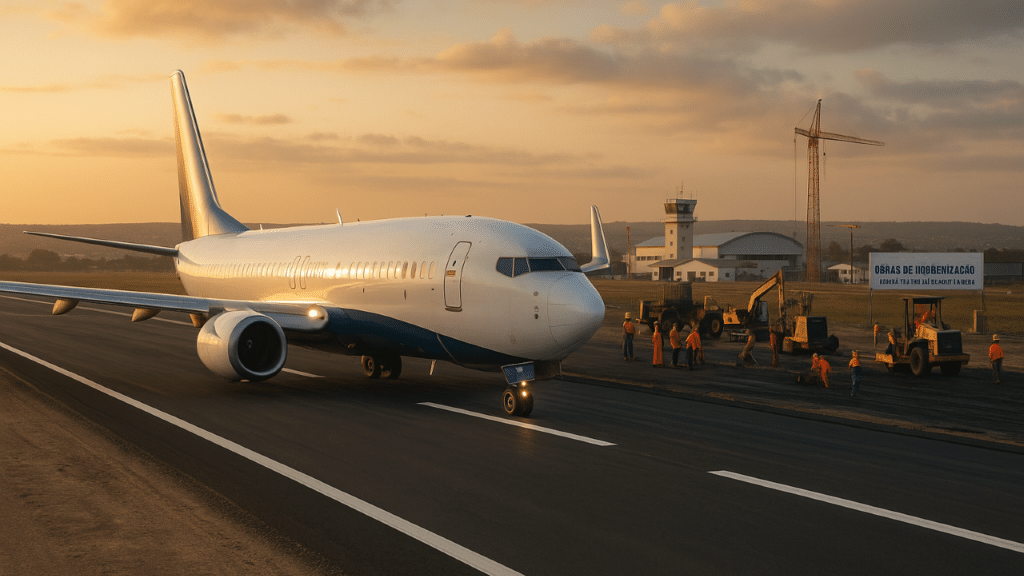 Com R$ 10,2 milhões em obras, aeroporto de Feira amplia pista e conectividade