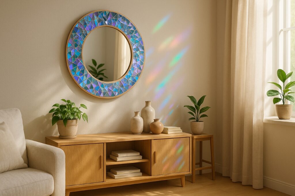 A melhor ideia para reaproveitar CDs na decoração de espelhos