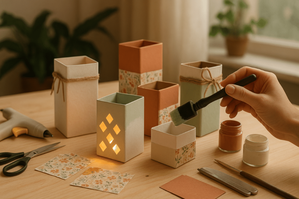 Ideias geniais para transformar caixas de leite em decoração