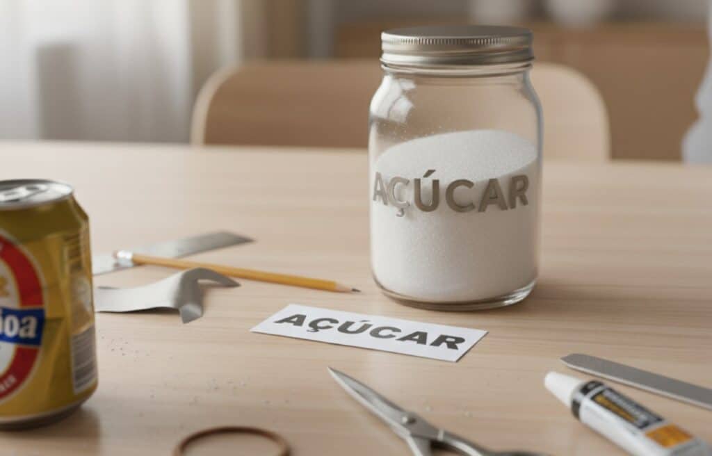 Transforme frascos de vidro em açucareiros personalizados e crie presentes criativos e sustentáveis