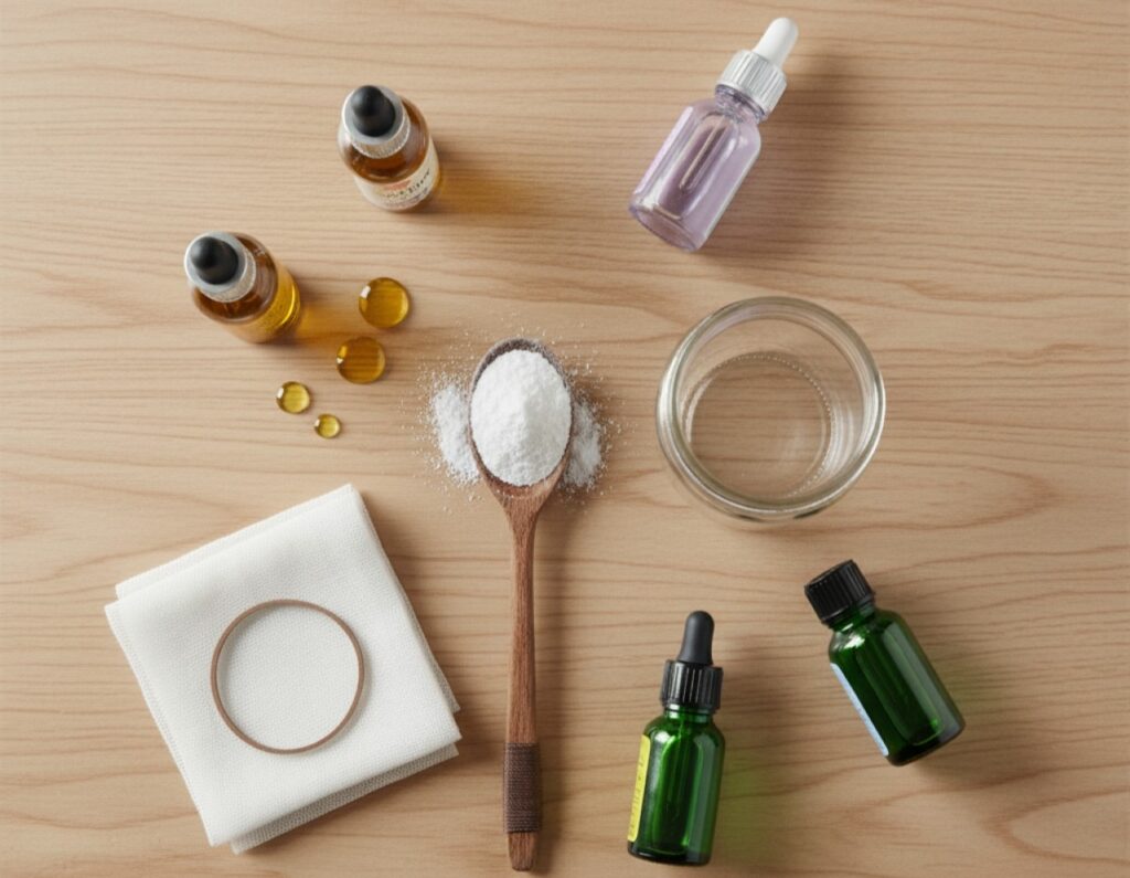 Aprenda como fazer um difusor caseiro com bicarbonato e óleo essencial que dura até 30 dias