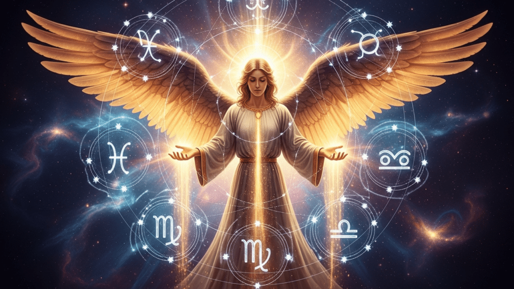 Anjo traz bençãos para signos do zodíaco