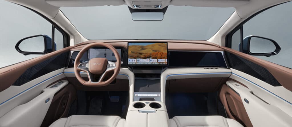 BYD M9 em exibição