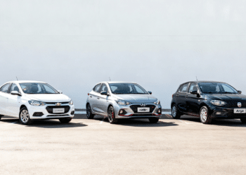 Confira o comparativo entre os carros