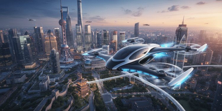 Indústria chinesa inicia a criação de dez mil módulos para carros voadores