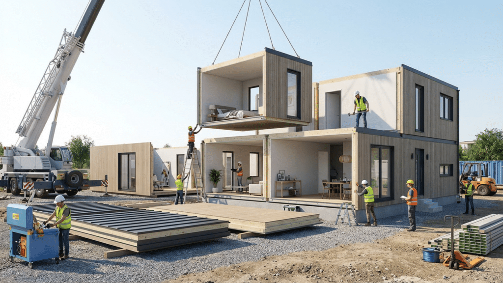 casa de montar feita em 90 dias pode custar menos que um carro elétrico