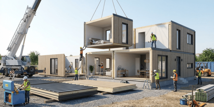 casa de montar feita em 90 dias pode custar menos que um carro elétrico