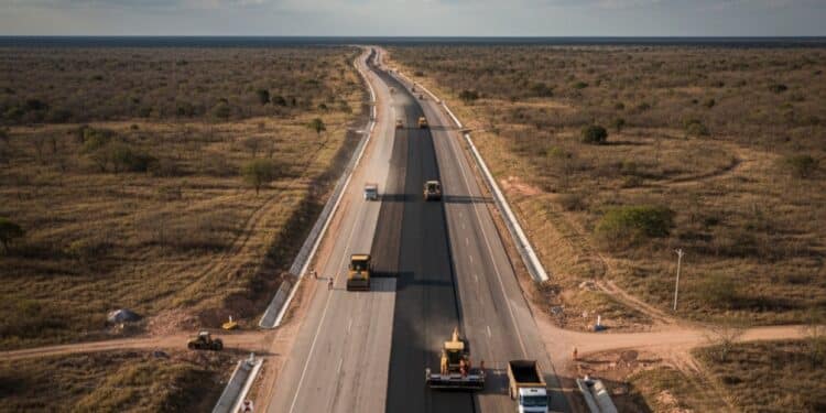 Obras na BR-267/MS avançam com 63 km entregues e reforçam ligação entre Brasil, Paraguai e Argentina