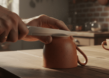 O truque da cerâmica para afiar facas em casa que ainda funciona muito bem