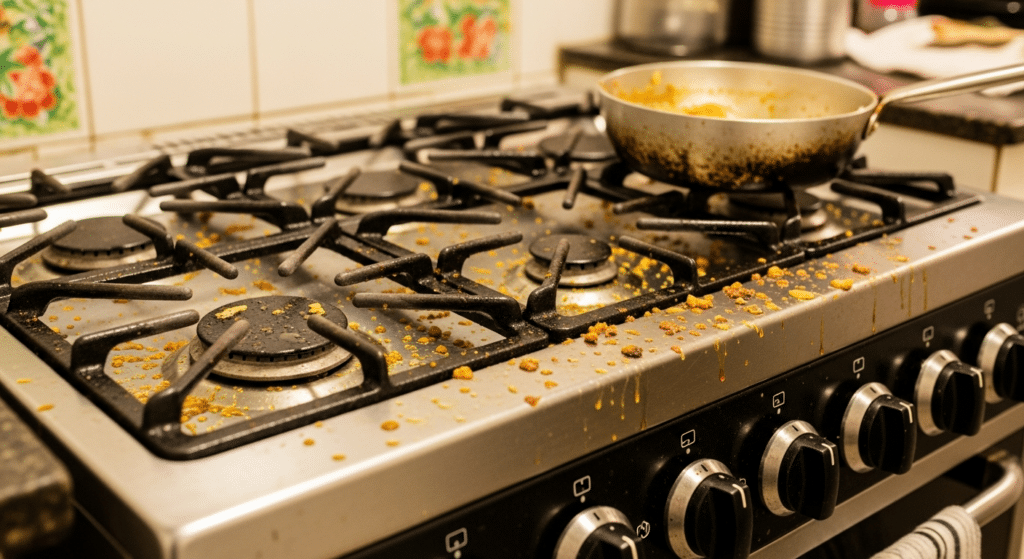 o truque do dia a dia que deixou minha fritura sem sujeira