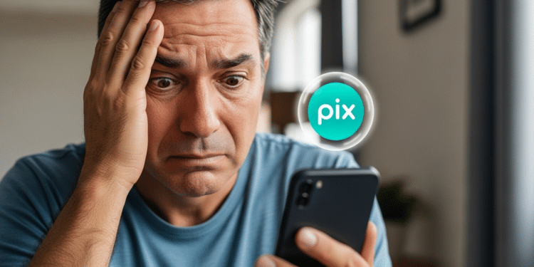 Homem faz transferência errada pelo PIX