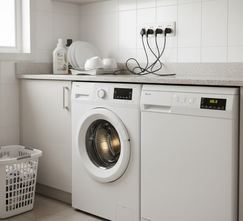 Economize energia evitando o uso simultâneo desses eletrodomésticos no dia a dia