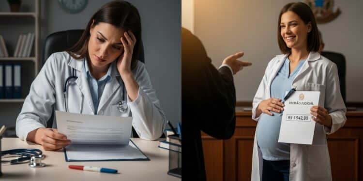 após pedir demissão e descobrir gravidez médica recebe indenização e estabilidade