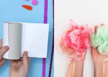 Reaproveitar tubos de papel para guardar sacolas ajuda na organização sem custo e sem bagunça