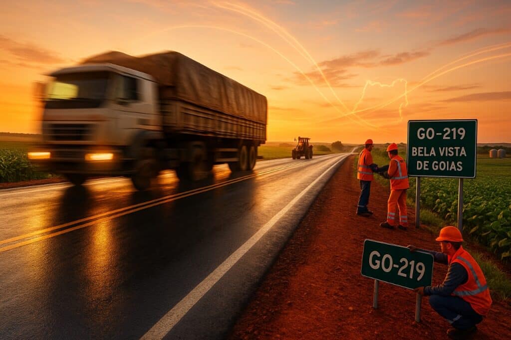 Pavimentação de dezenas de km muda a rotina em 6 cidades goianas