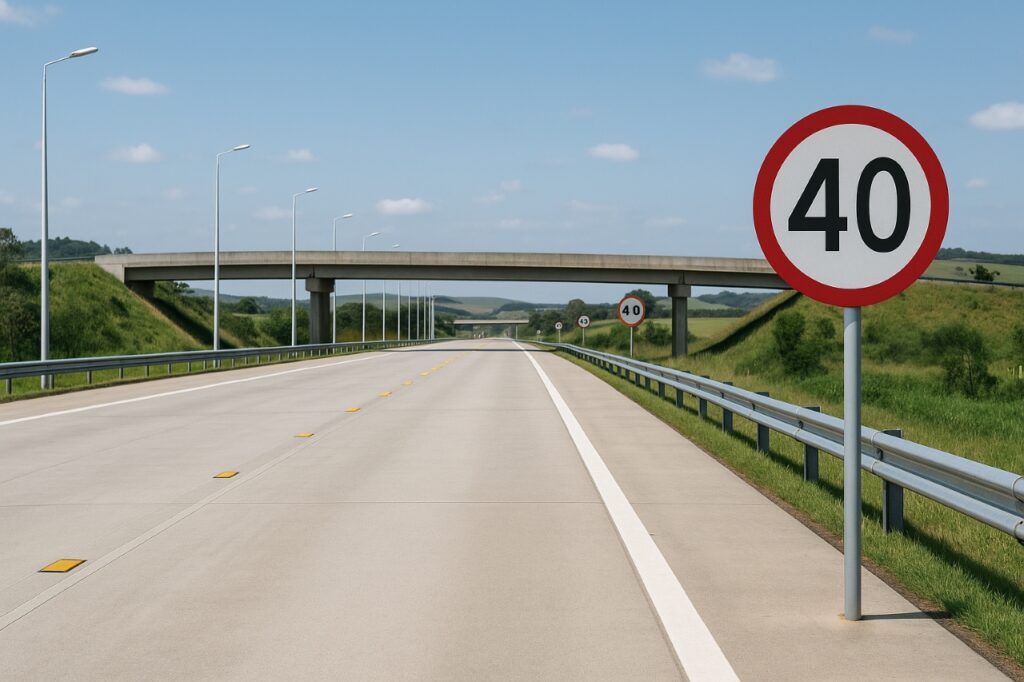 Limite de velocidade para dirigir nas estradas passa por mudança