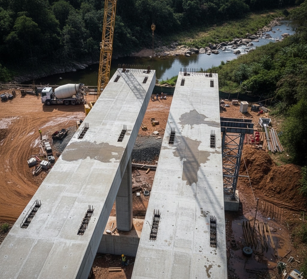 Obra de R$ 31 milhões promete segurança e escoamento ágil na nova ponte Santa Bárbara