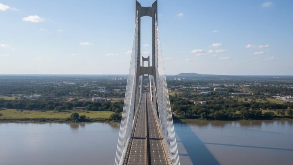A maior ponte estaiada da América Latina ainda não cumpre sua promessa logística