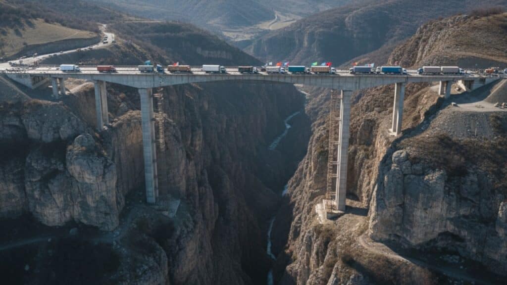 Com orçamento de R$ 13 bilhões, obra da ponte mais alta do país avança para entrega em 2026