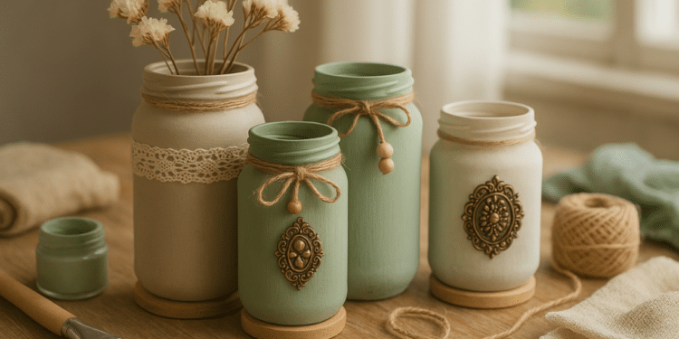 Ideias criativas para transformar frascos de vidro em peças decorativas únicas