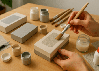 Transforme caixas de celular em itens decorativos práticos com materiais simples