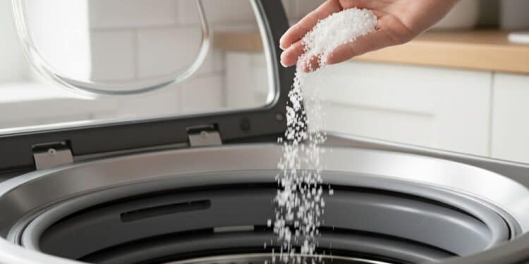 O sal que você tem em casa pode salvar suas roupas e manter a máquina funcionando melhor