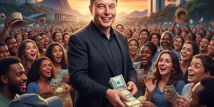 Se o bilionário Elon Musk dividisse sua fortuna com todo o Brasil, quanto cada brasileiro ganharia
