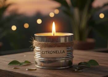 Aprenda a fazer velas de citronela com latas reaproveitadas e muita criatividade