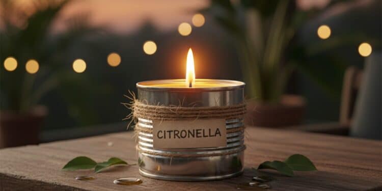 Aprenda a fazer velas de citronela com latas reaproveitadas e muita criatividade