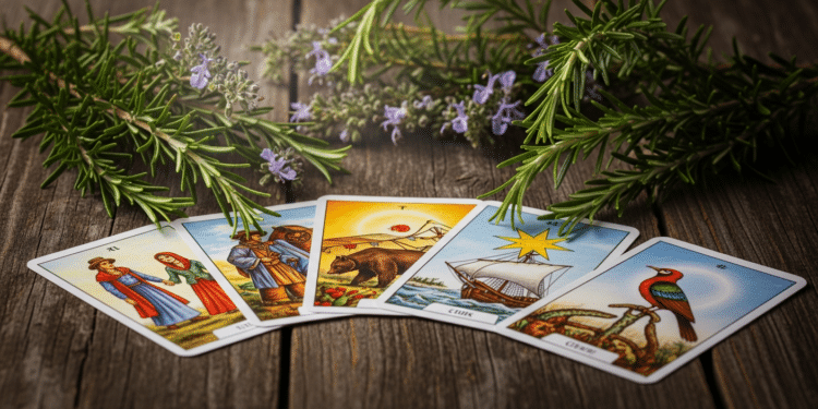 como usar alecrim e cartas ciganas para chamar prosperidade na virada