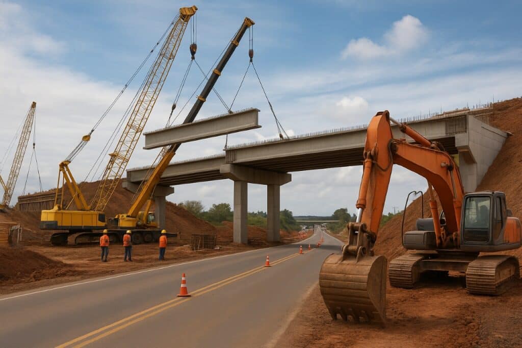 Obra dos viadutos da BR-470 promete ser a maior da Serra Gaúcha