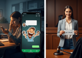 Figurinha em grupo virou caso sério e funcionária será indenizada em três mil