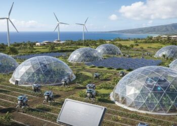 O megaprojeto de quase US$ 1 bilhão feito por Larry Ellison em ilha para transformar a agricultura com robôs e energia limpa