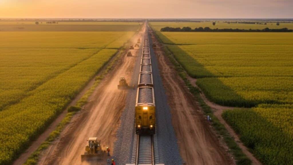 Investimento de R$ 2 bilhões impulsiona maior obra ferroviária do país que avança 1 km por dia em Mato Grosso