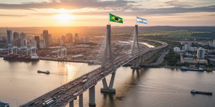 Megaponte internacional de quase 1 km vai ligar Brasil e Argentina, mudar a logística na fronteira e turbinar o comércio entre países