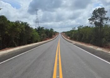 BR-156 avança no Amapá com entrega de mais 6 km pavimentados entre duas comunidades e investimento de R$ 158 milhões