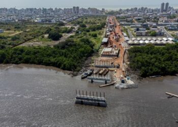 Obras de R$ 465 milhões da Ponte do Futuro aceleram e projeto promete viagens mais rápidas para a população