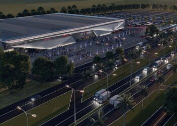 Construção do novo Pavilhão de Carapina - Foto: Nós Arq+Eng/Instagram