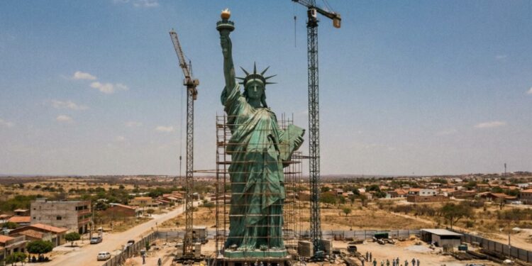 Megaobra anunciada por prefeito pode criar a maior estátua do Brasil com 94 metros de altura em 2026 e impulsionar turismo da região